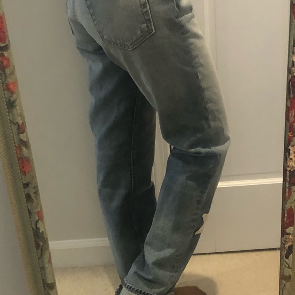 GRLFRND jeans size 25, high rise straight - Picture 5 of 8